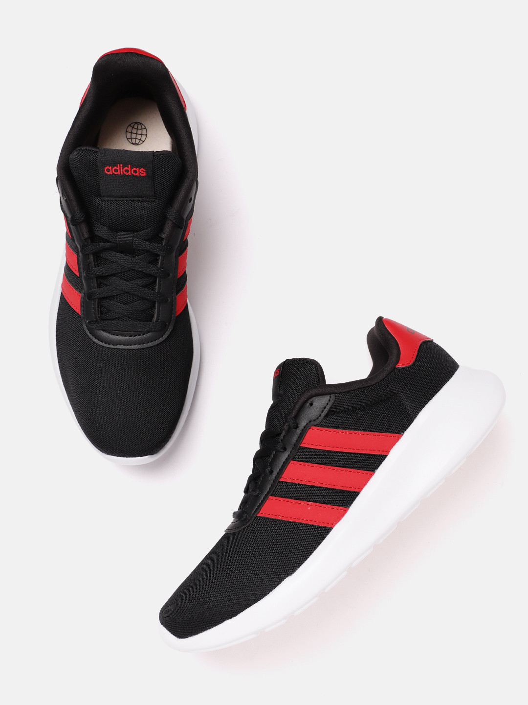 ADIDAS Men Woven Design Lite Racer 3.0 Running Shoes