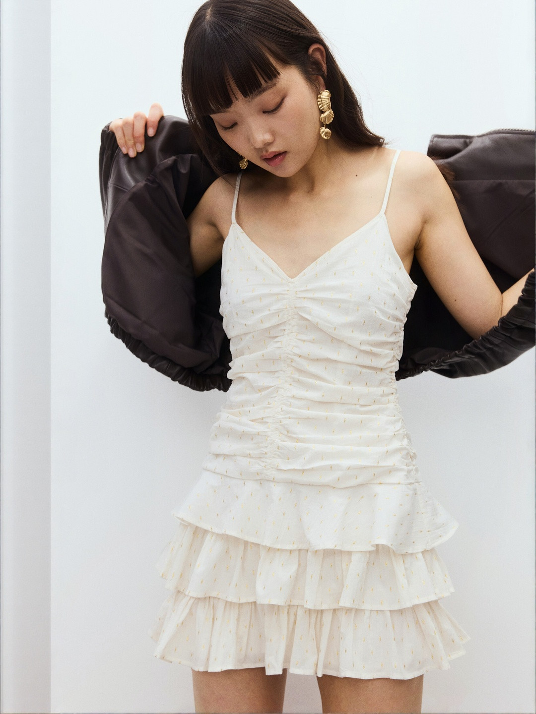 H&M Women Tiered-Skirt Strappy Dress