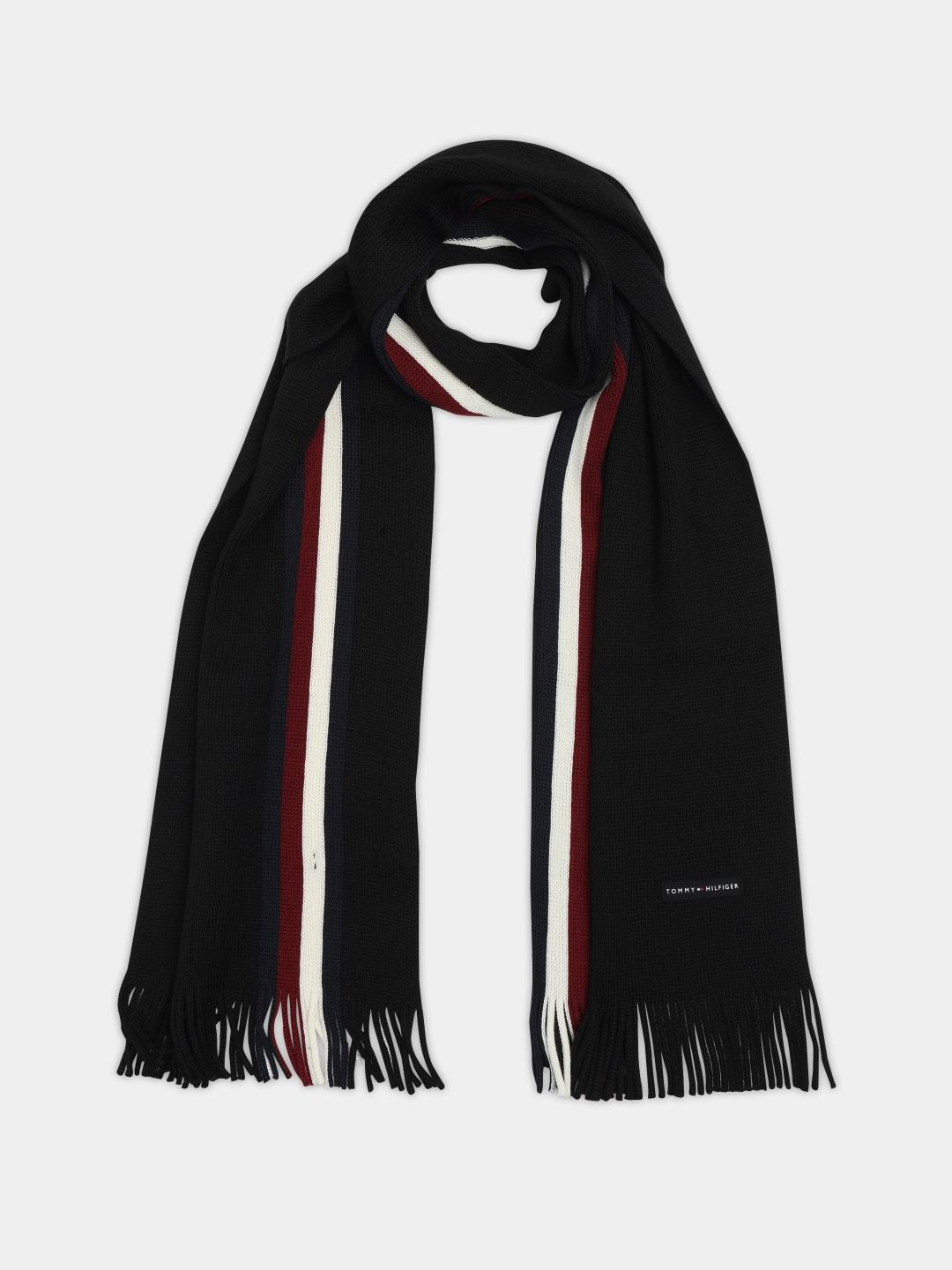 Tommy Hilfiger Men Striped Wool Scarf