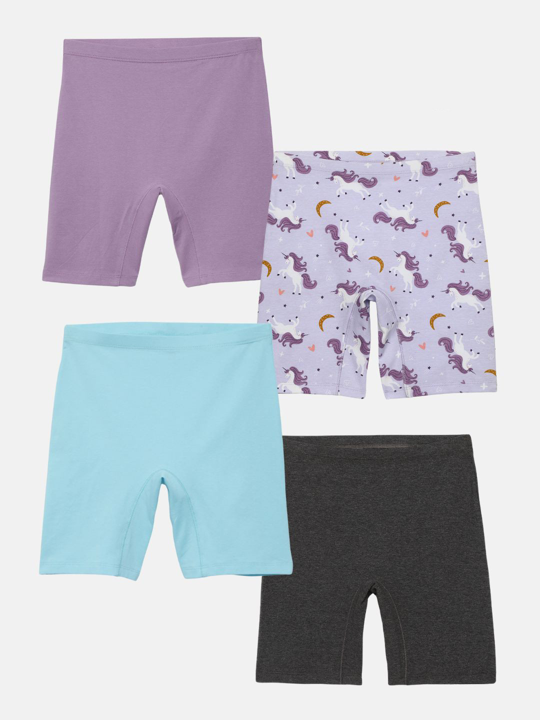 mackly Girls Pack Of 4 Inner Shorts