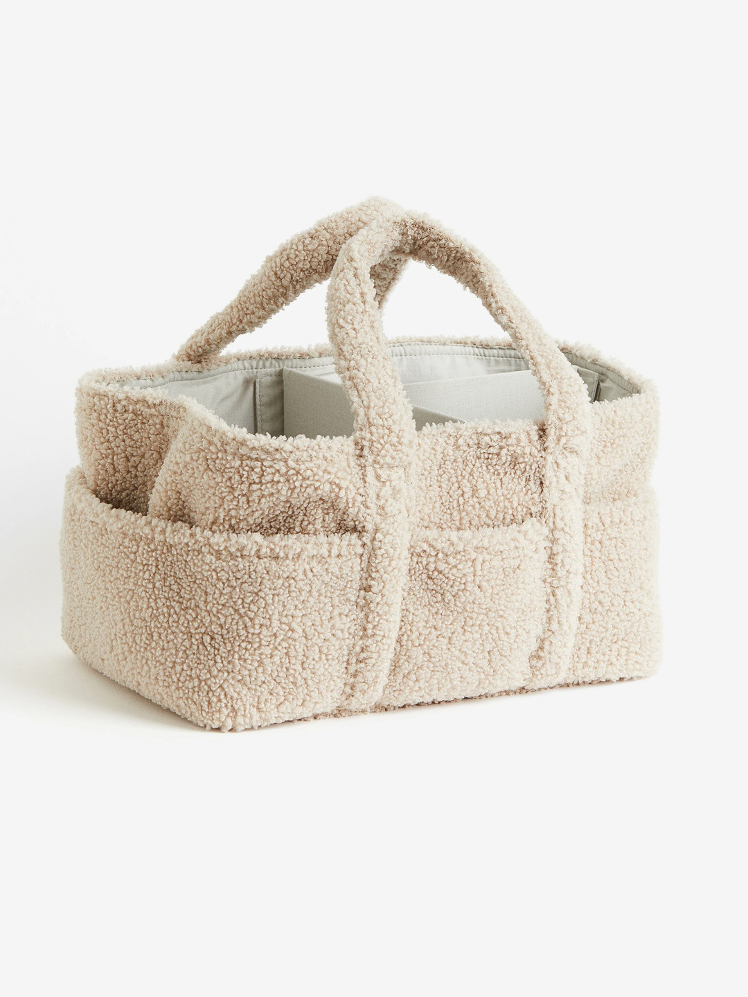 H&M Beige Teddy Changing Bag