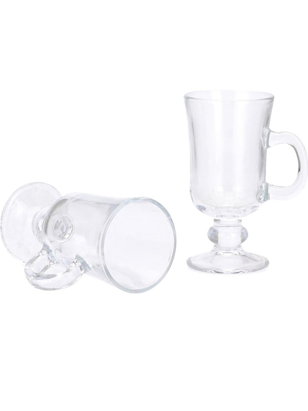 1ST TIME Transparent 2 Pieces Glass Beer Glasses-200 ml Each