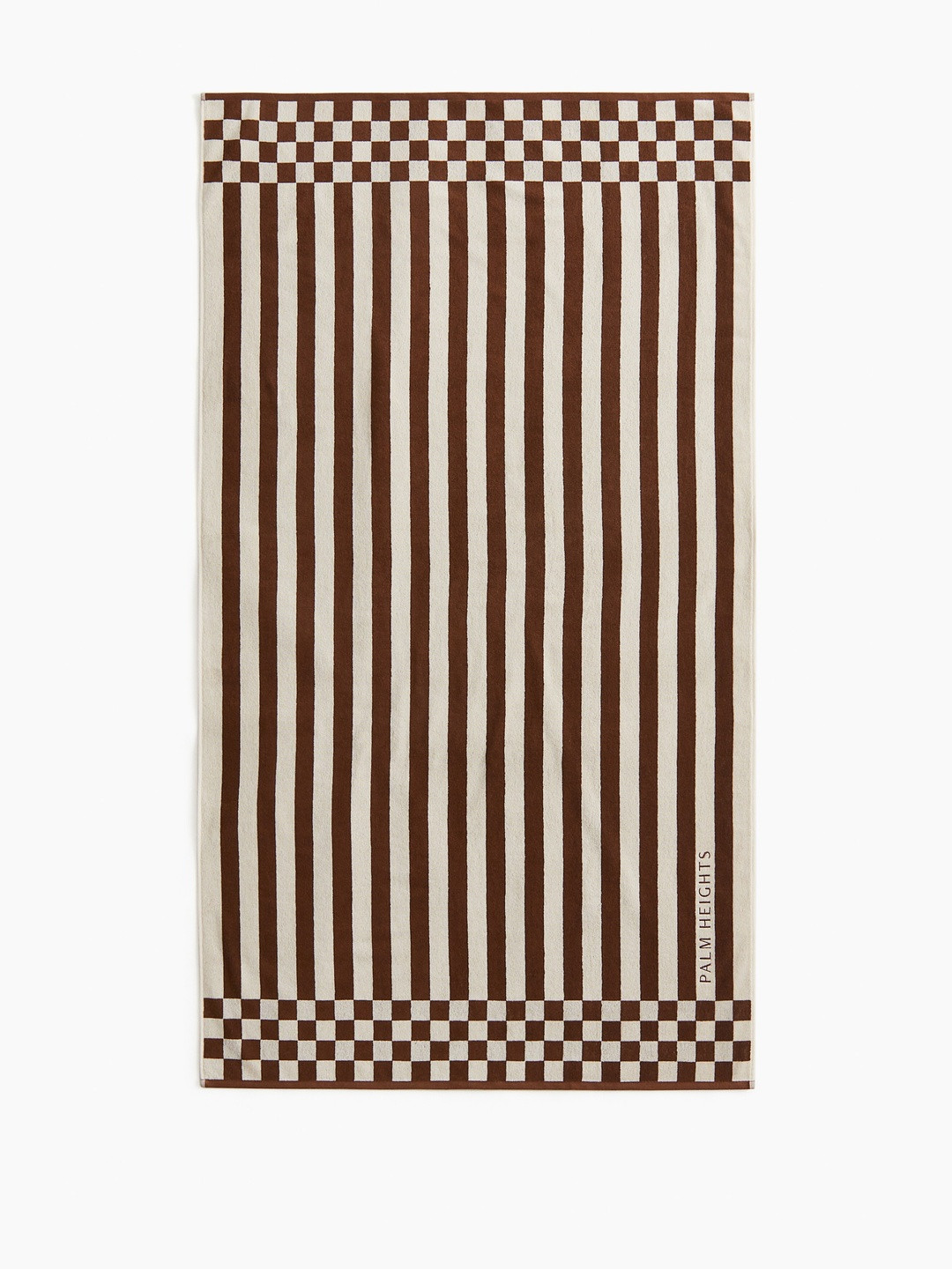 H&M Patterned Cotton Terry Beach Towel