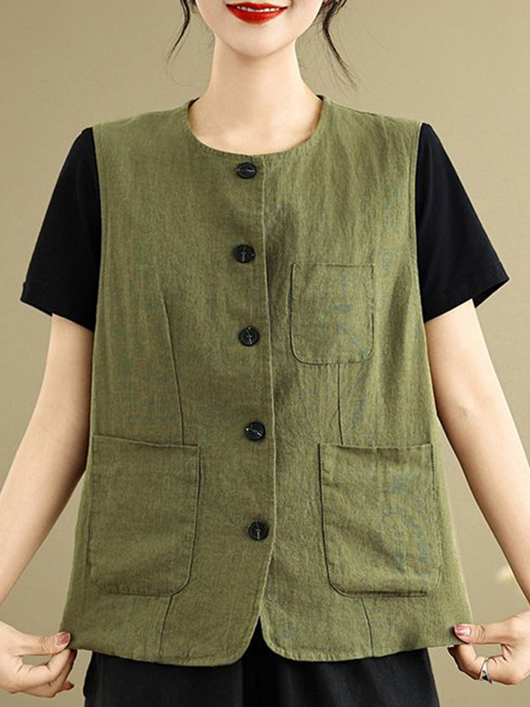 StyleCast x Revolte Scoop Neck Overcoat