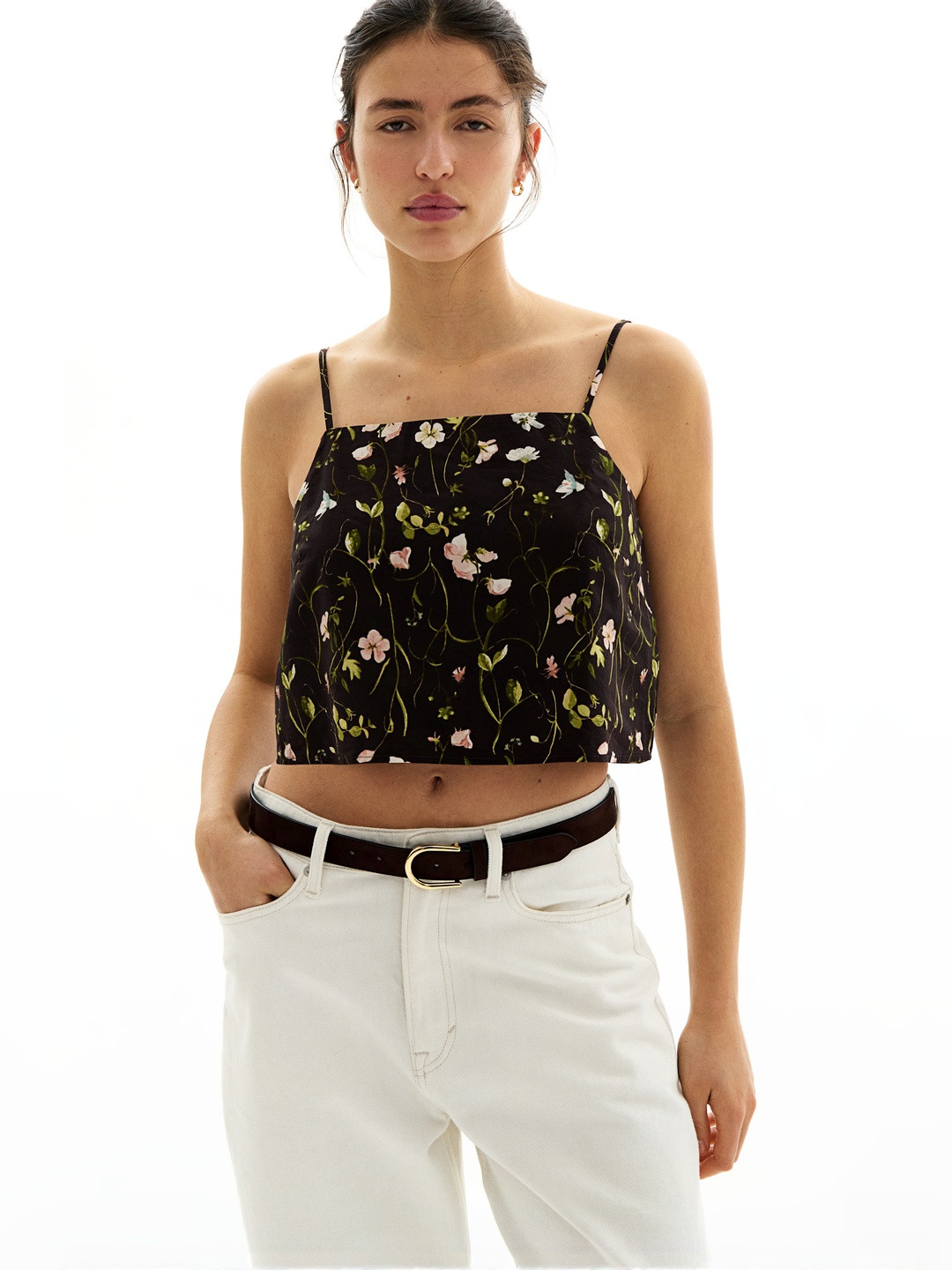 H&M Patterned Strappy Top