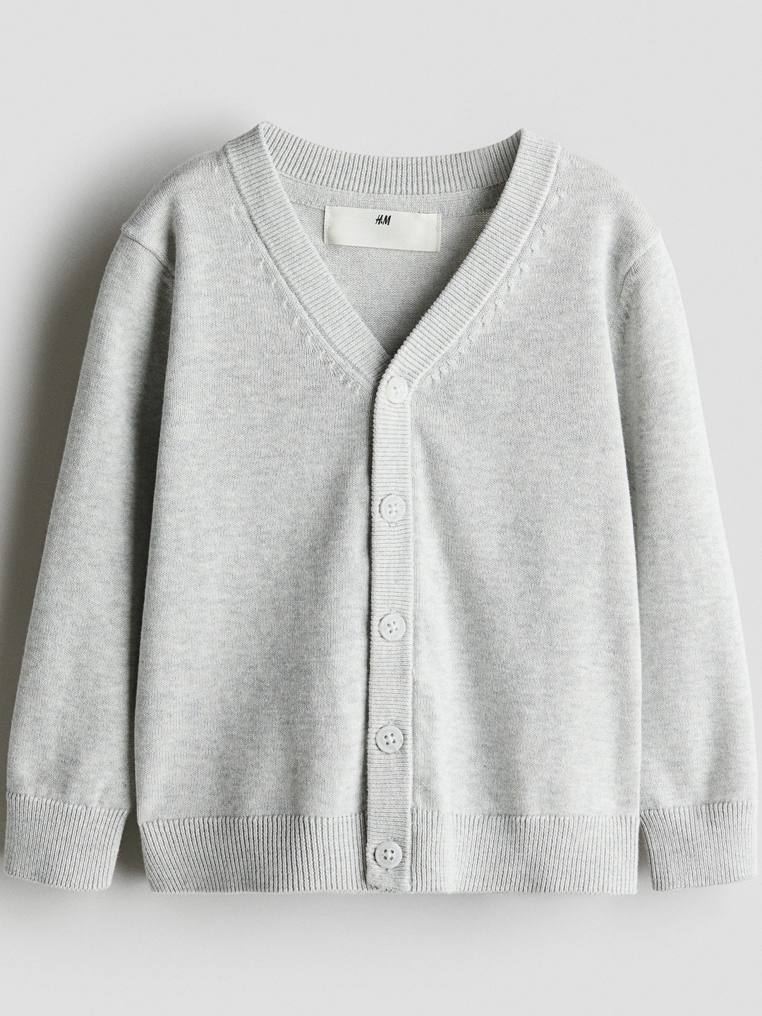 H&M Boys Fine-Knit Cotton Cardigan