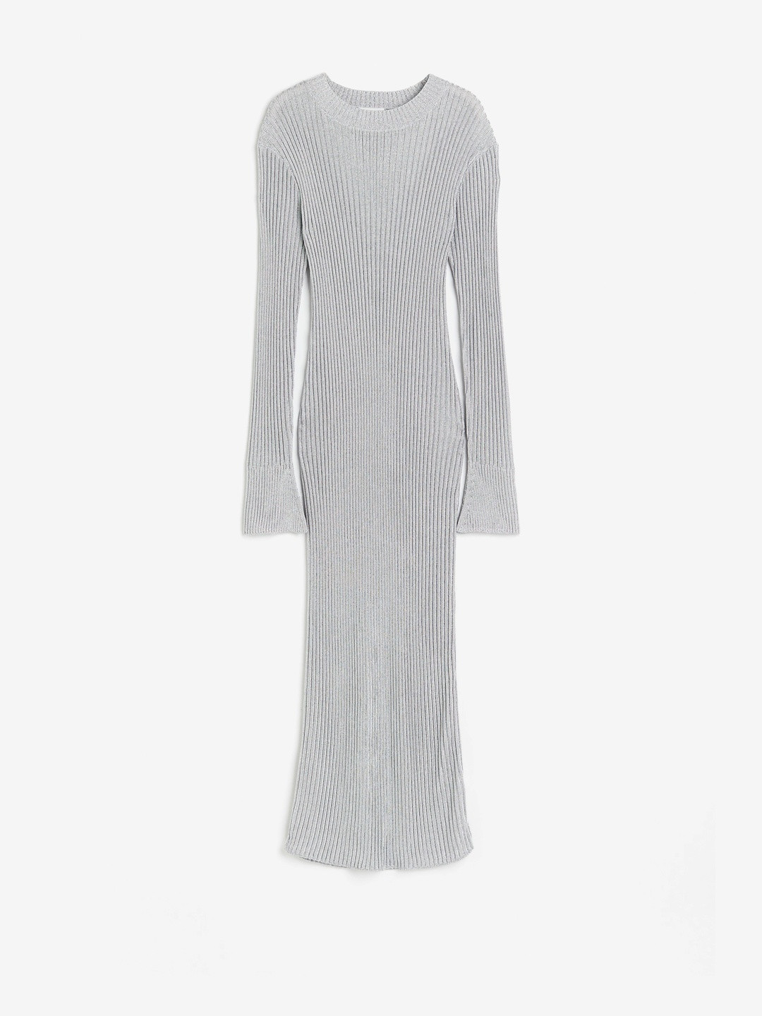 H&M Shimmering Rib-Knit Dress