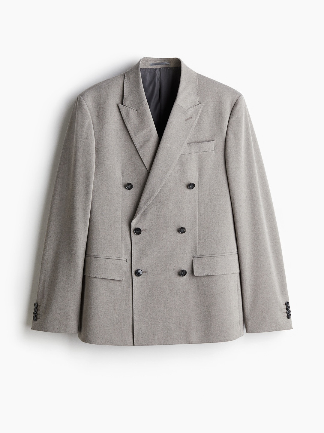 H&M Regular Fit Double-Breasted Jacket