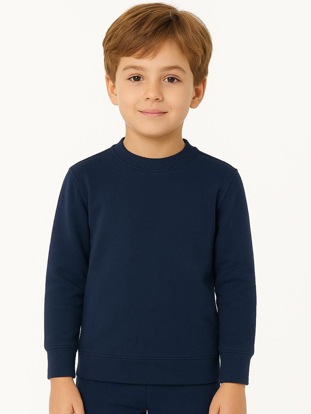 UNDERLOOP Kids Round Neck Full Sleeve Thermal Top