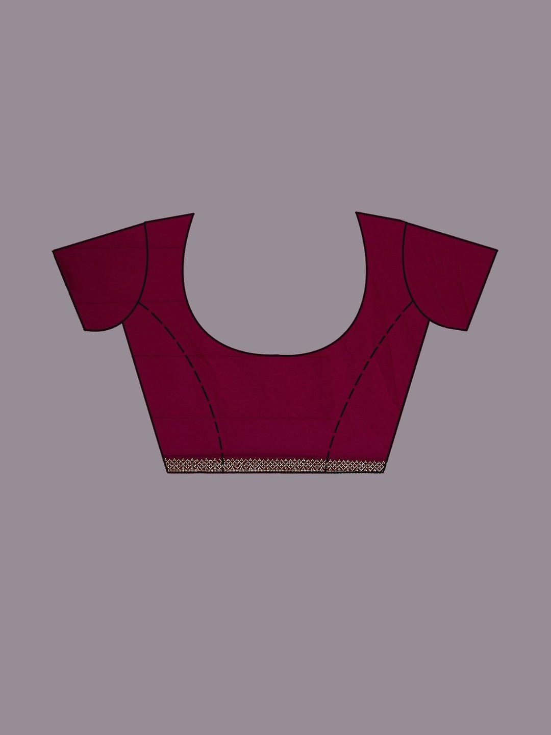 Koskii Embellished Stone Work Saree With Blouse Piece