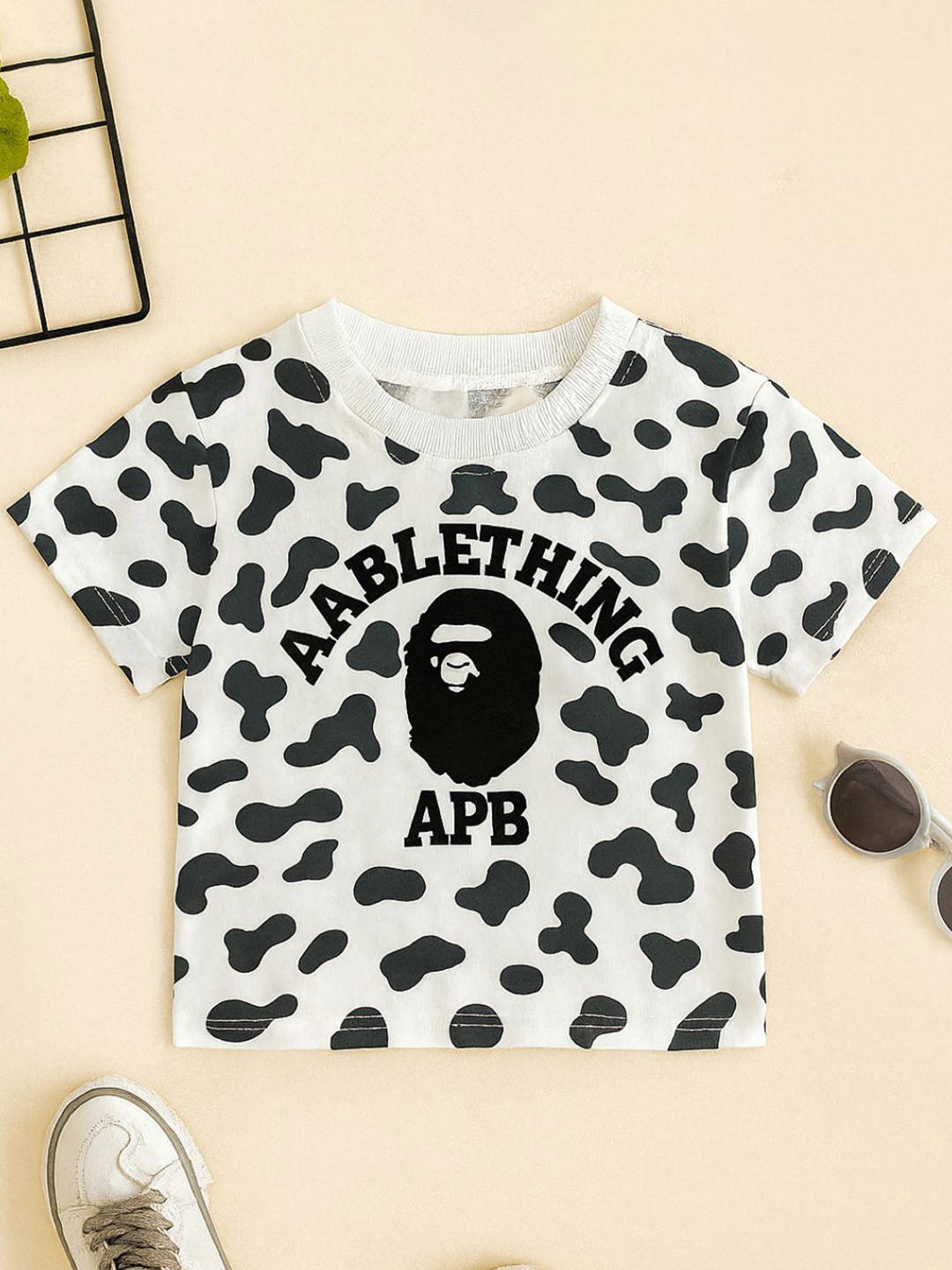 Googo Gaaga Boys Animal Printed Cotton T-shirt