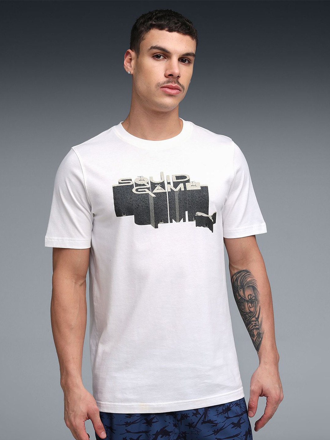 Puma x Squid Game Men Graphic Glow T-shirt