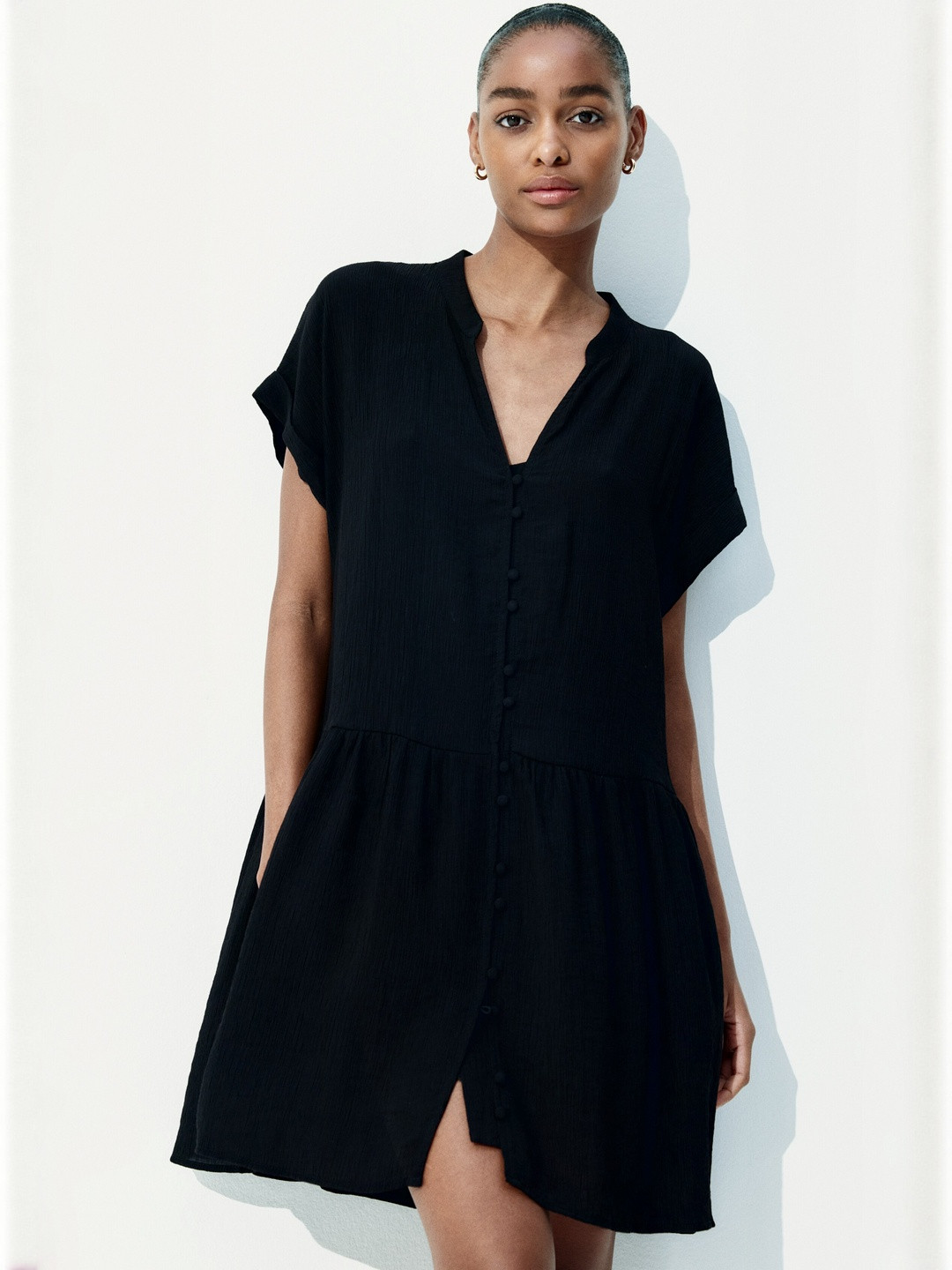 H&M Crinkled Tunic Dress