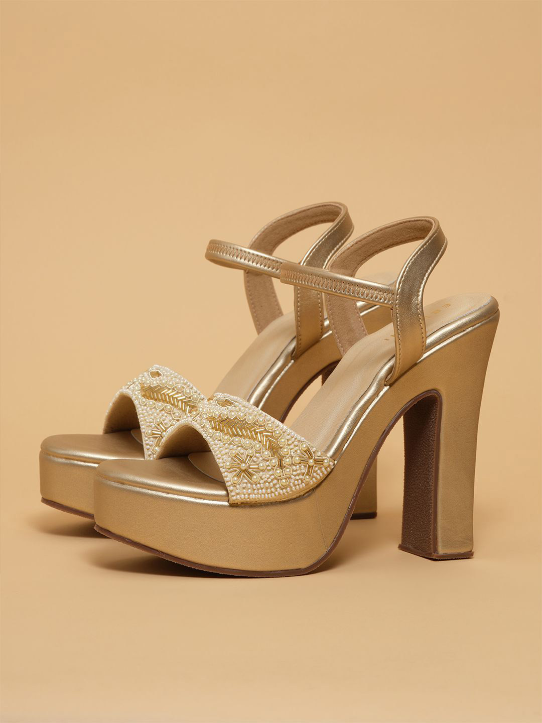 ERIDANI Rasha Festive Embellished Ethnic Sandals