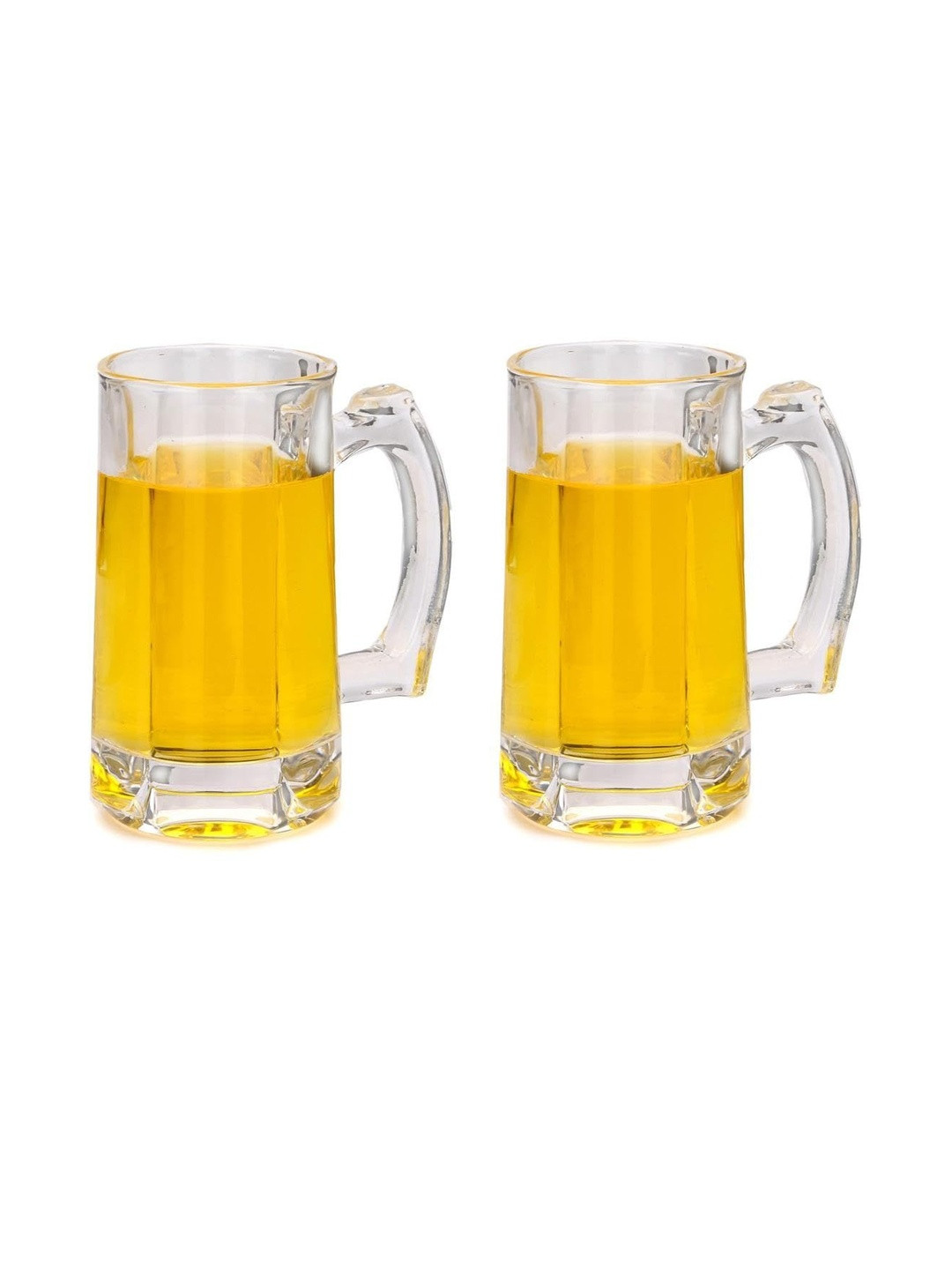 1ST TIME Transparent Set of 2 Beer Bar Glasses