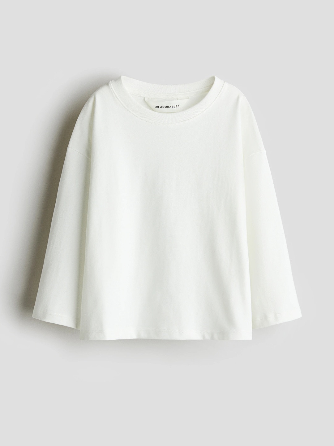 H&M Long-Sleeved Pima Cotton T-Shirt