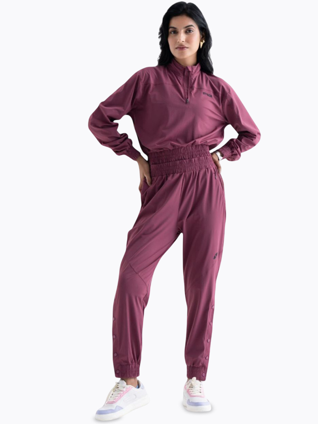 STRCH Women Mandarin Collar MoveMode Lightweight Tailored Jacket