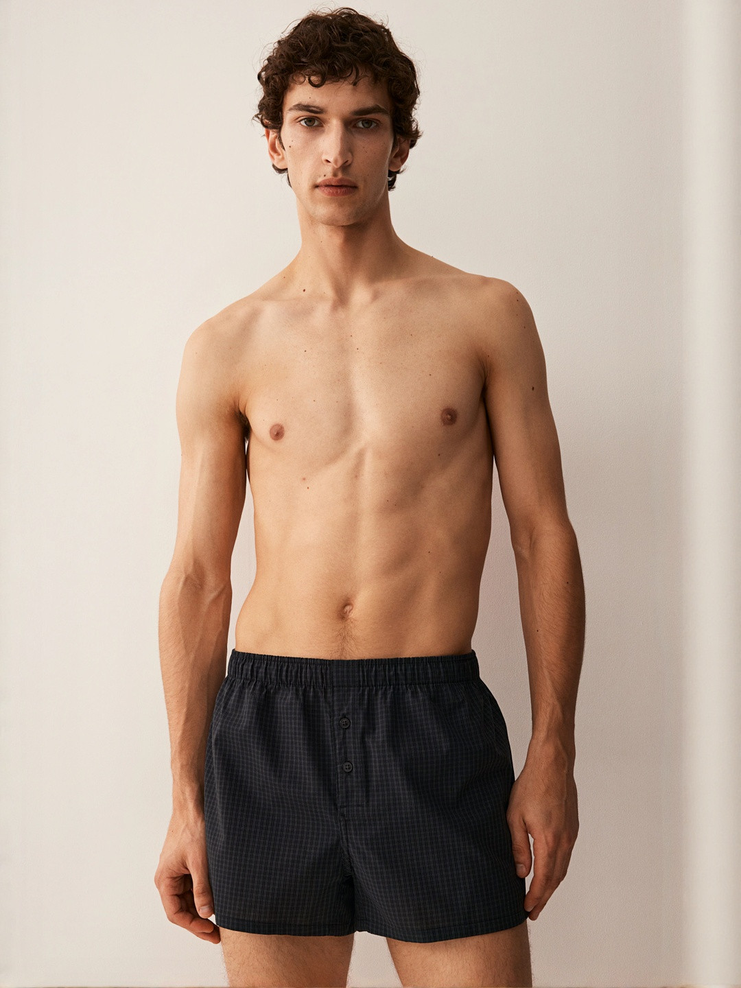 H&M 5-Pack Woven Cotton Boxer Shorts