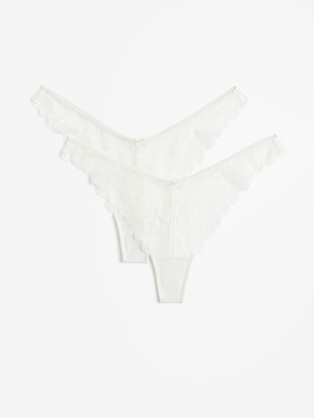 H&M 2-Pack Lace Thong Briefs