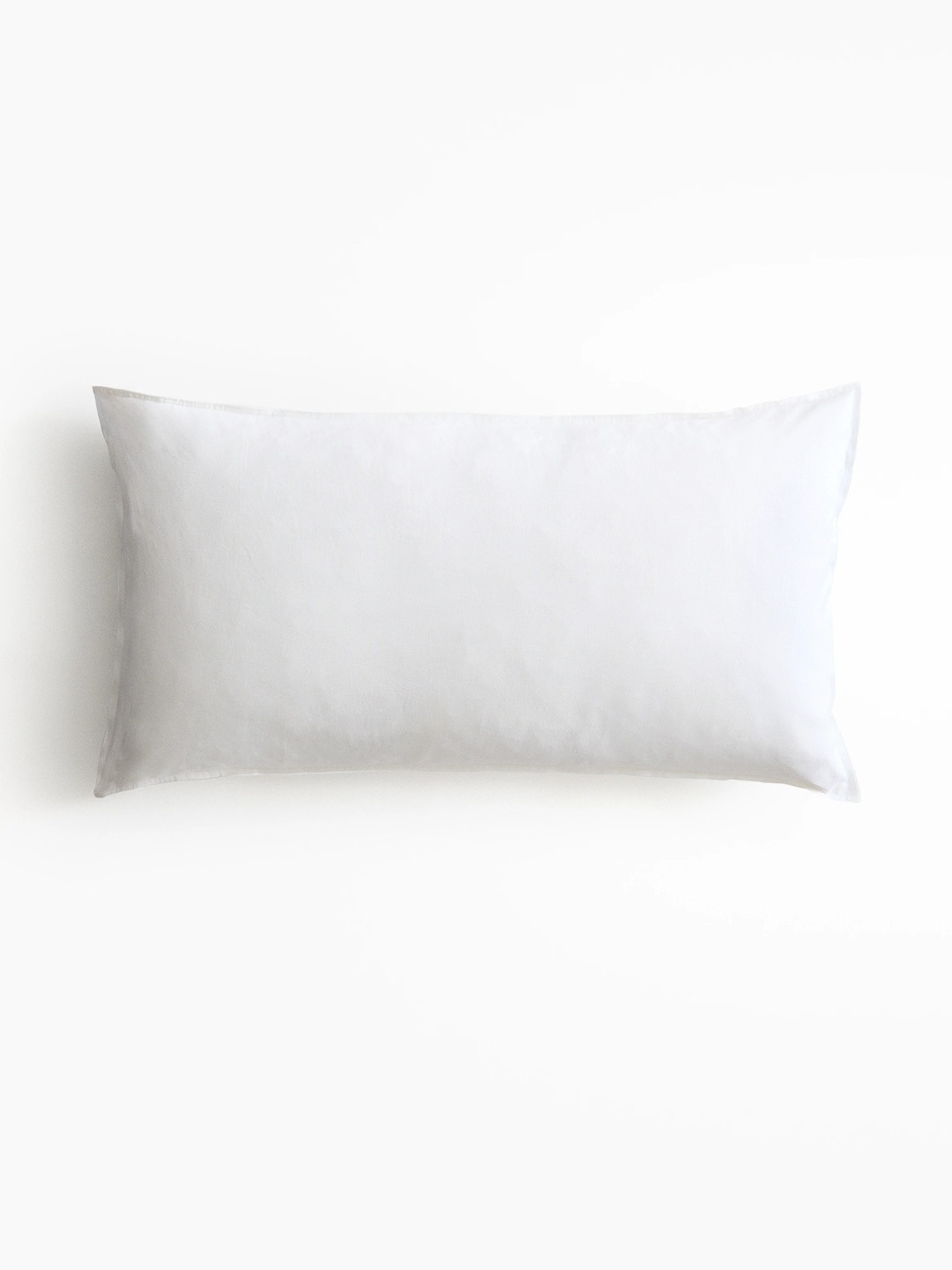 H&M White Washed Linen Blend Pillowcase