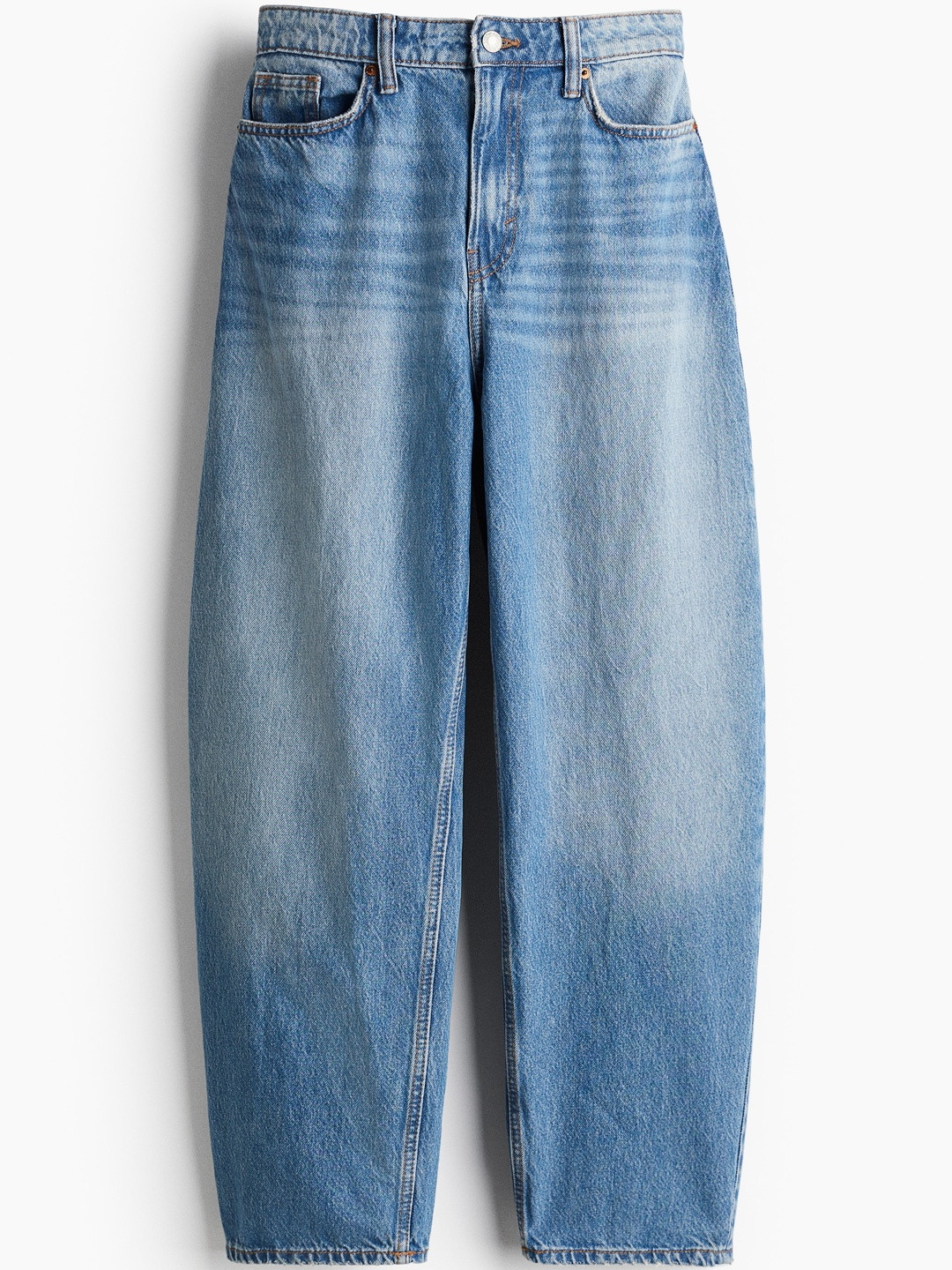 H&M Women Curvy Fit Barrel High Jeans