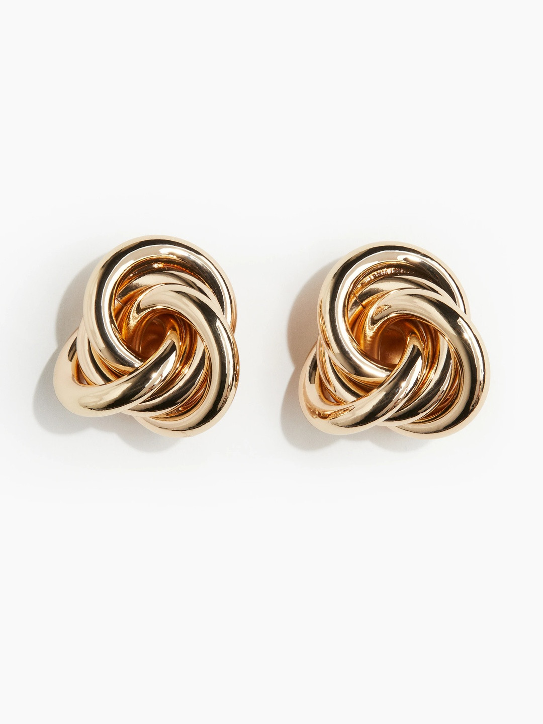 H&M Knot-Detail Clip Earrings