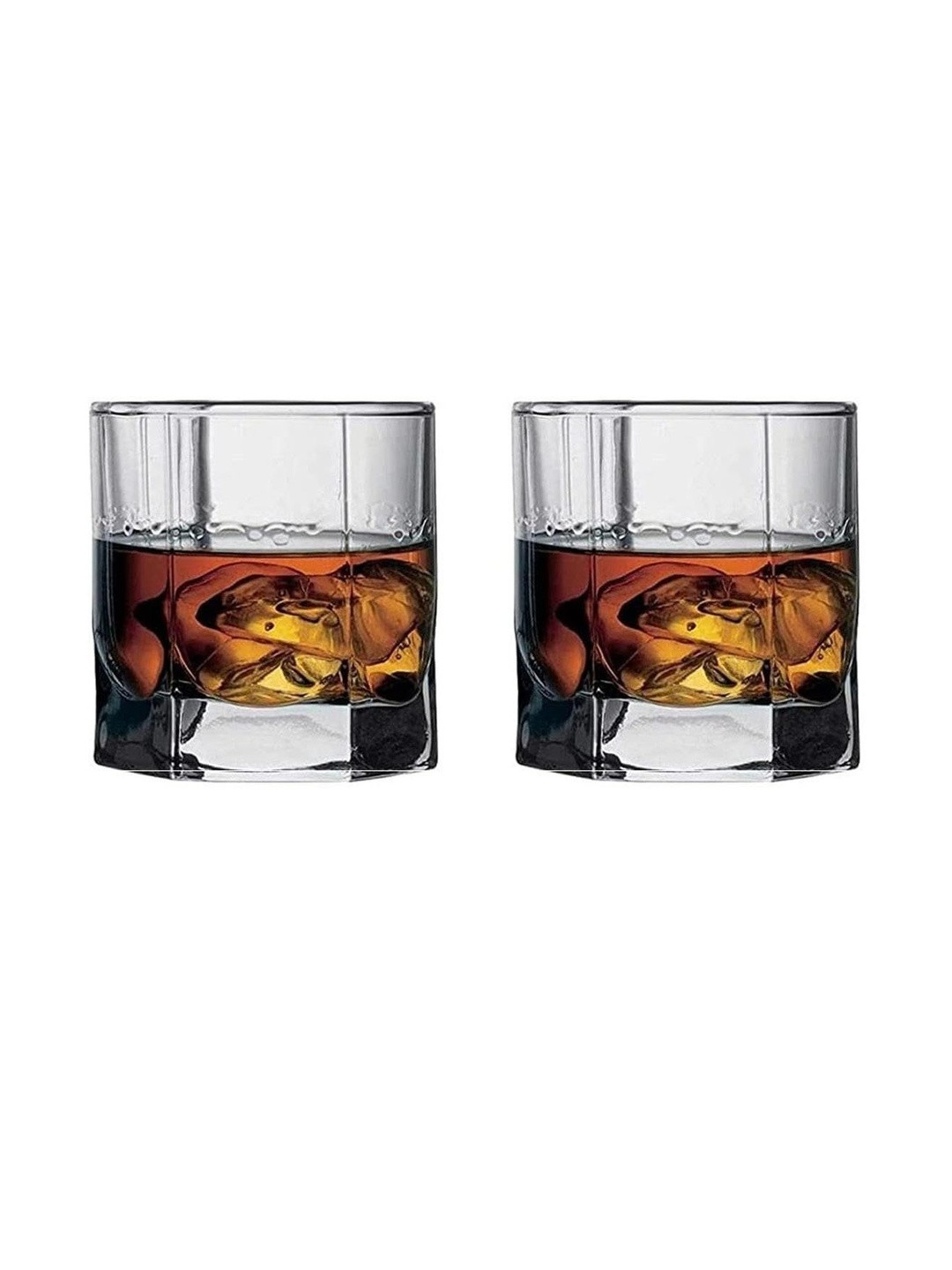 1ST TIME Transparent 2 Pieces Dishwasher Safe Whisky Glasses 150ml Each