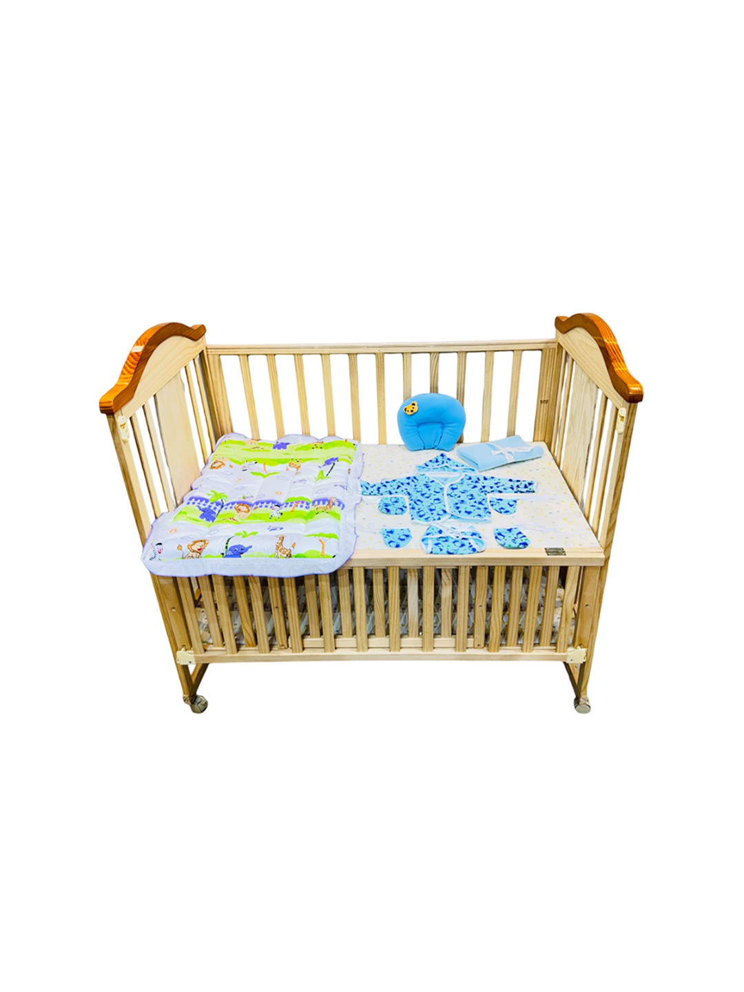 Fareto Kids Set Of 8 Printed Cotton Budget Friendly Baby Apparel Gift Set