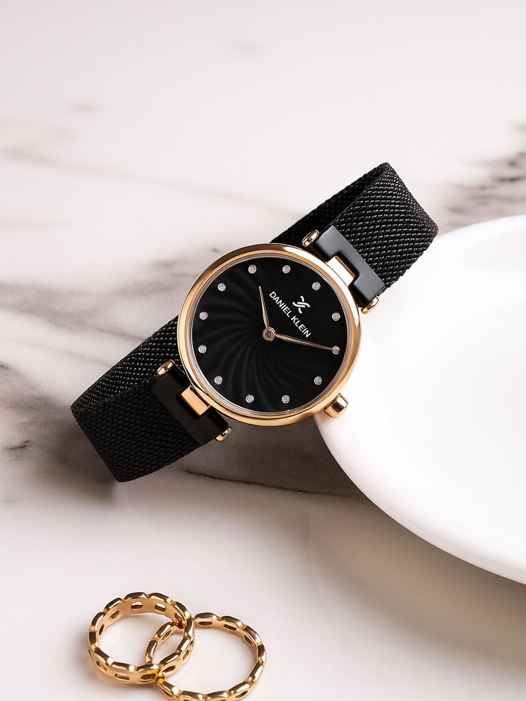 Daniel Klein Fiord Women Black Analogue Watch DK11904-5