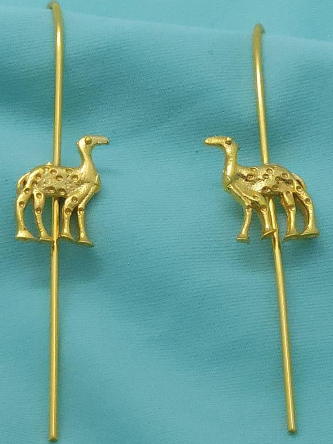 MISS ASTUTE Women Gold-Plated Brass  Earrings