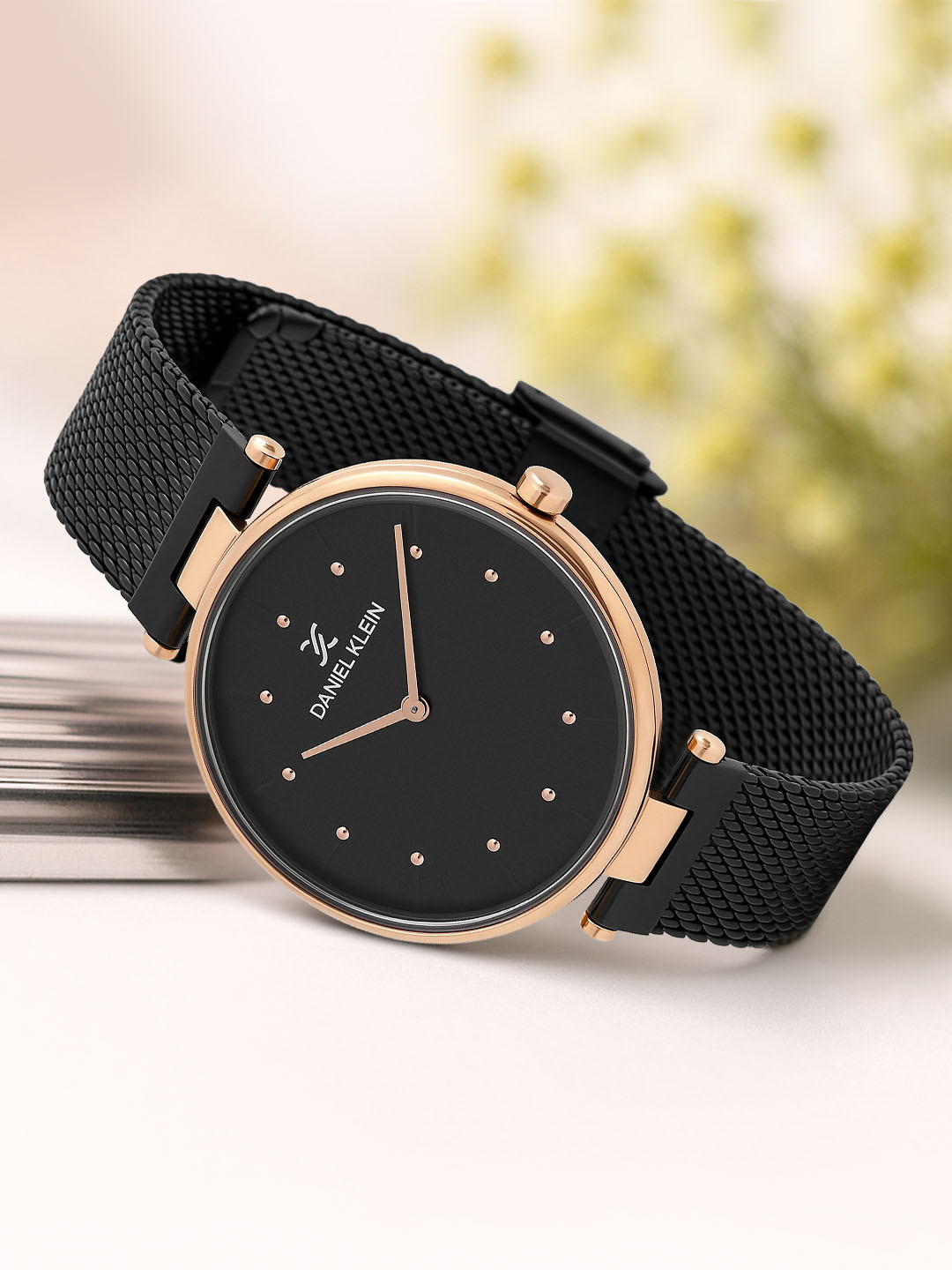 Daniel Klein Premium Women Black Analogue Watch 12087-5