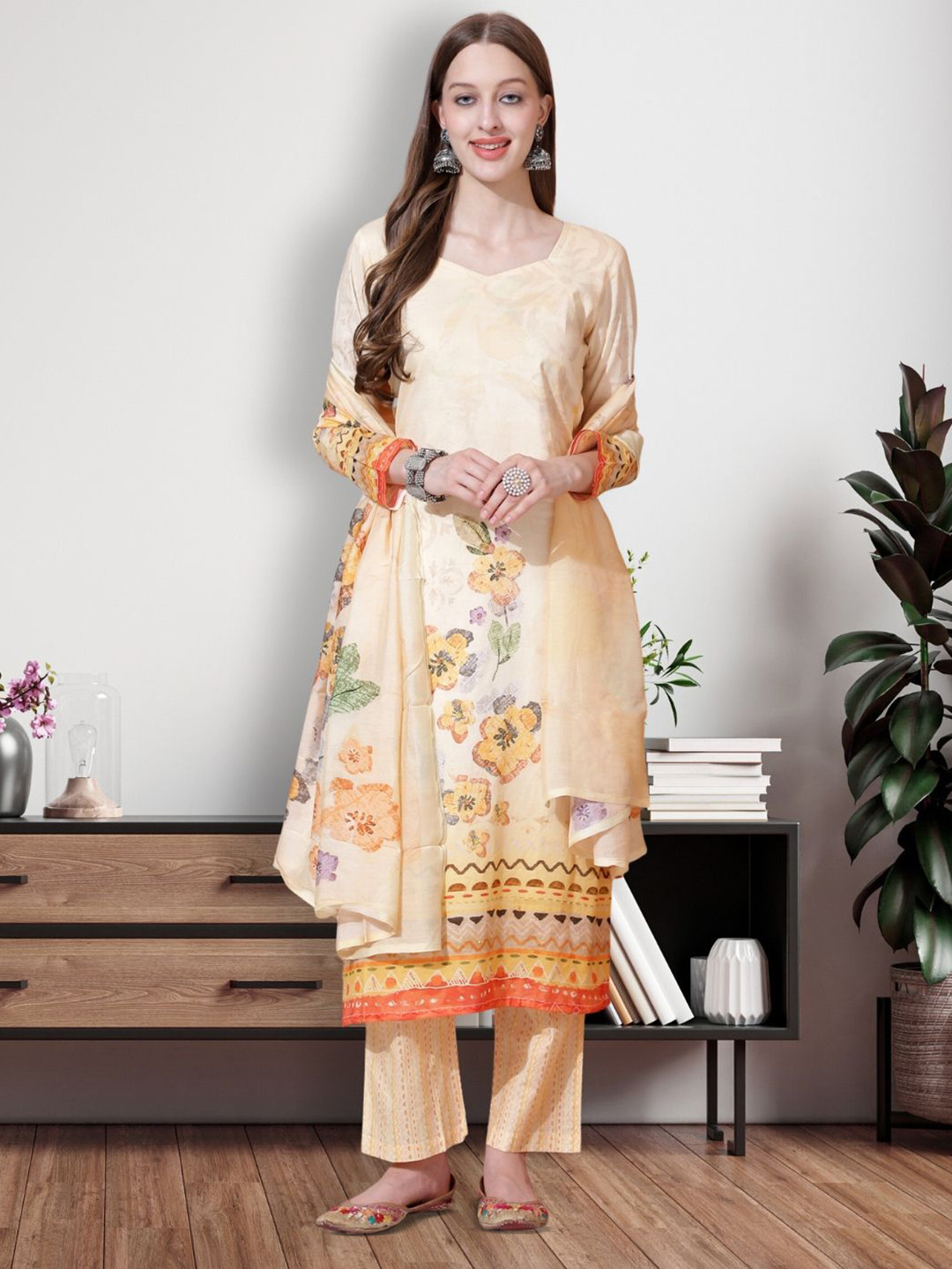 Stylee LIFESTYLE Digital Printed Unstitched Dress Material