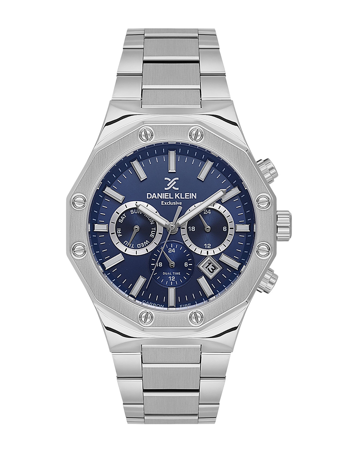 Daniel Klein Men Dial & Bracelet Style Straps Analogue Automatic Watch DK.1.14074-2_N