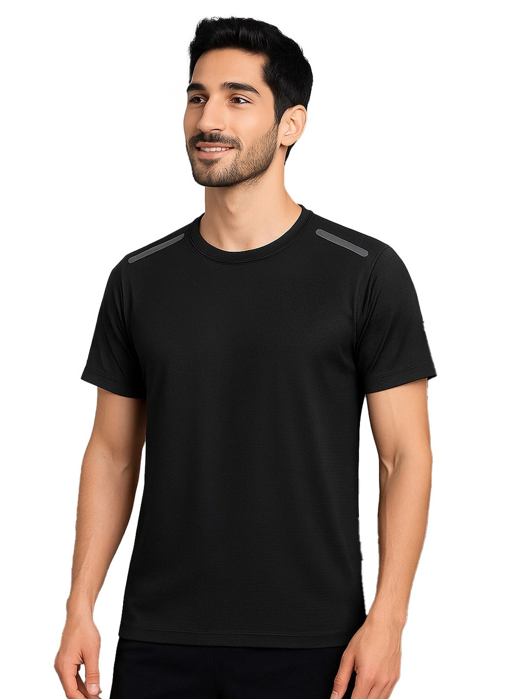 StyleCast Men Round Neck Applique Cotton T-shirt