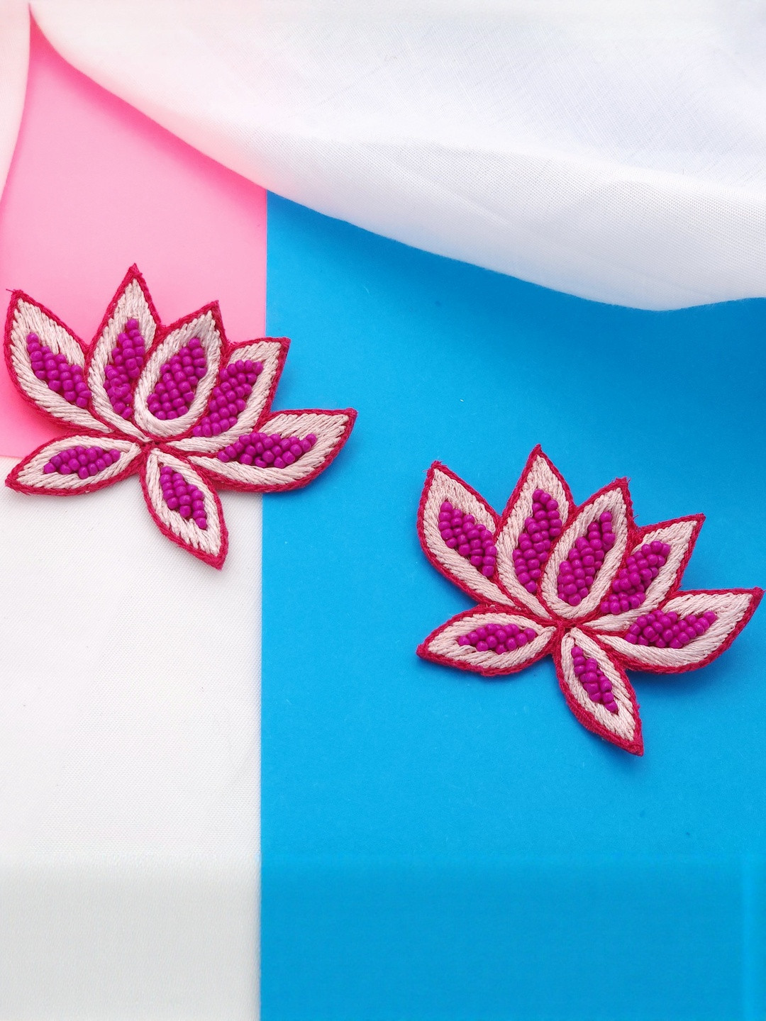 MISS ASTUTE Women  Fabric Artificial Beads Earrings