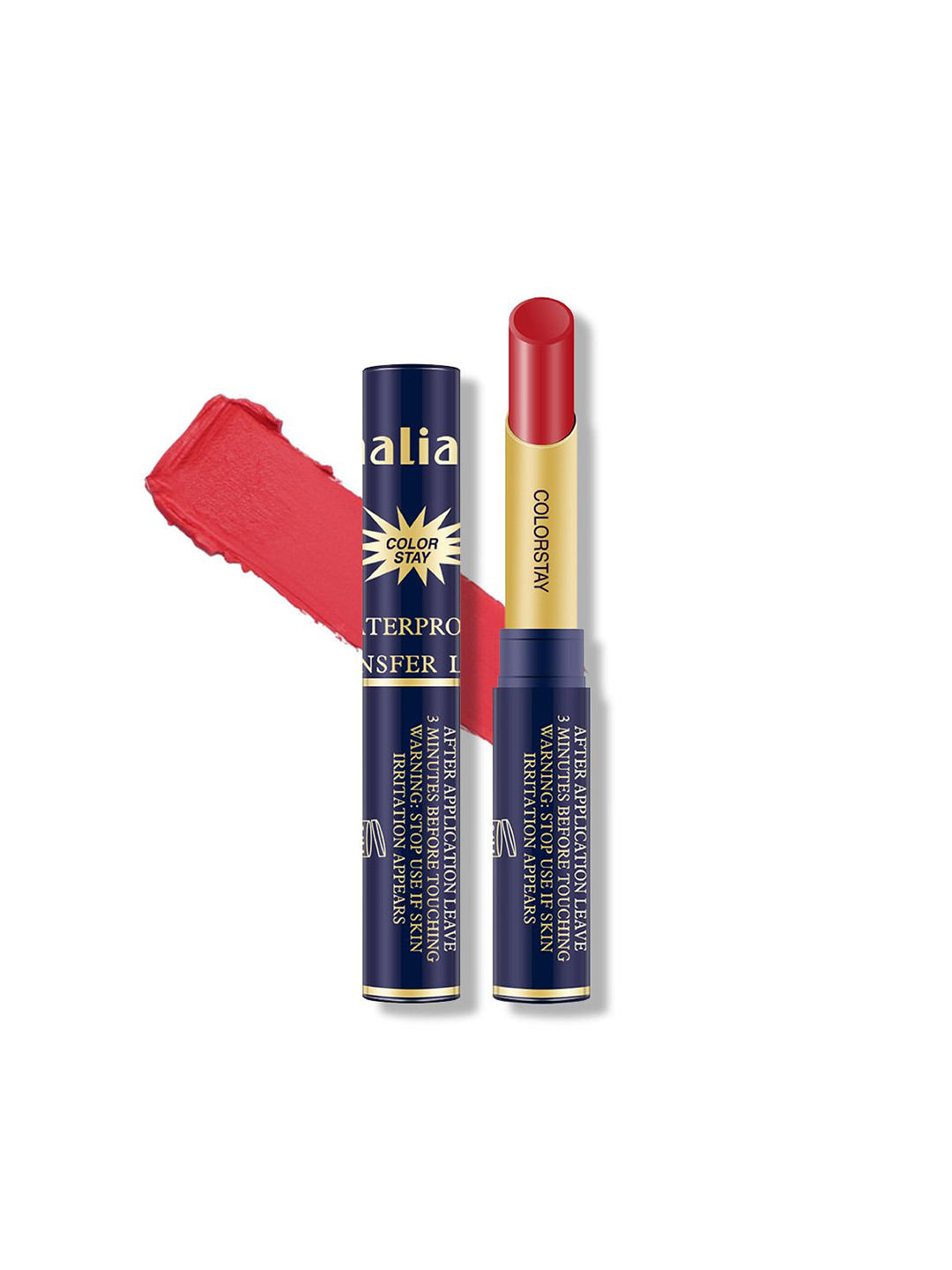 Maliao Color Stay No Transfer Bullet Lipstick - 4 g - Grand Red 626