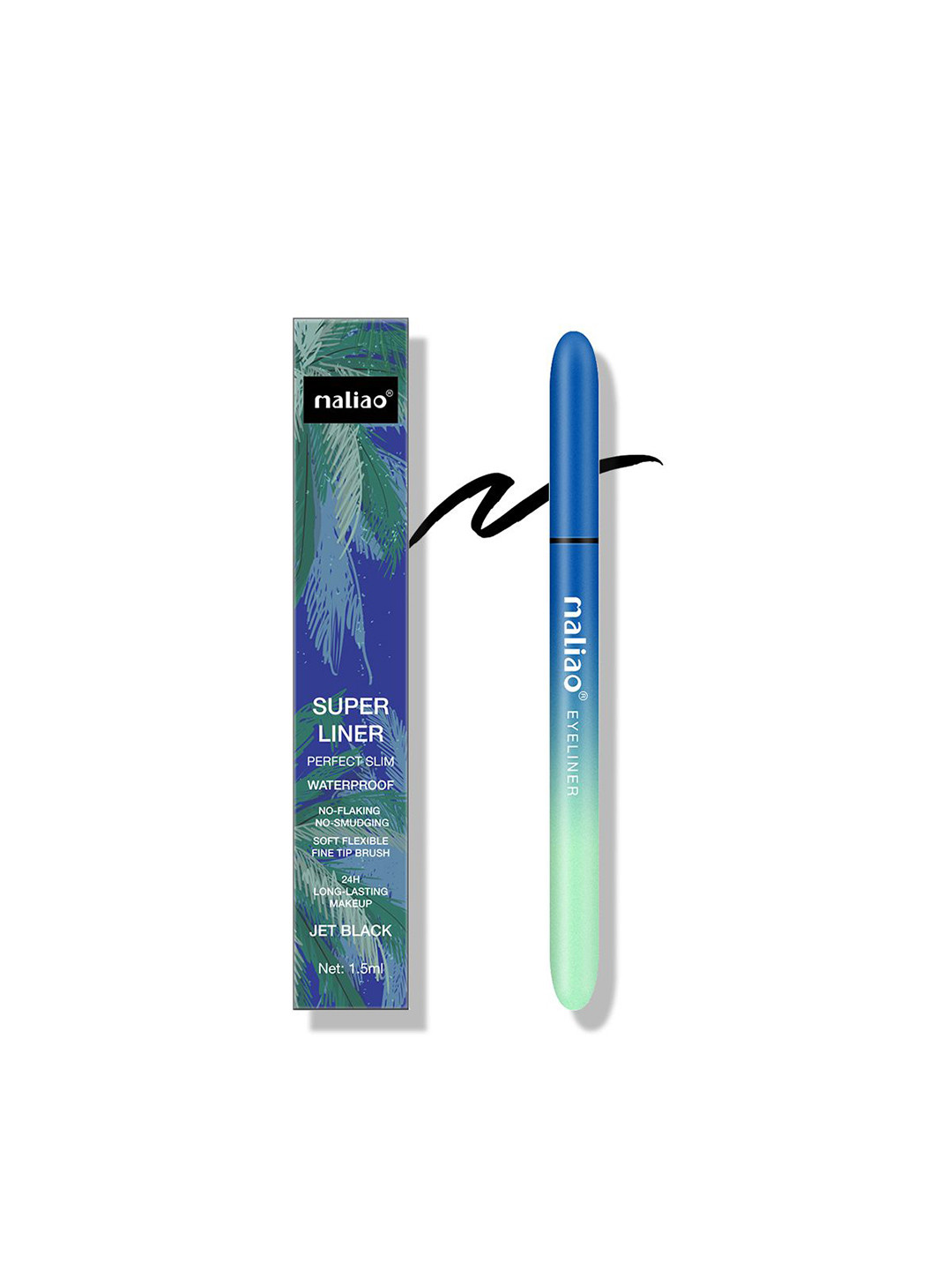 Maliao Perfect Slim Waterproof Super Liner - 1.5 ml - Jet Black