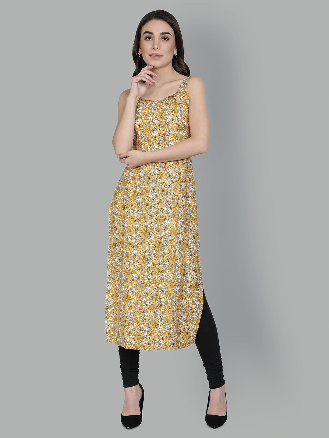 Jesani creation Women Floral Printed Cotton Kurta