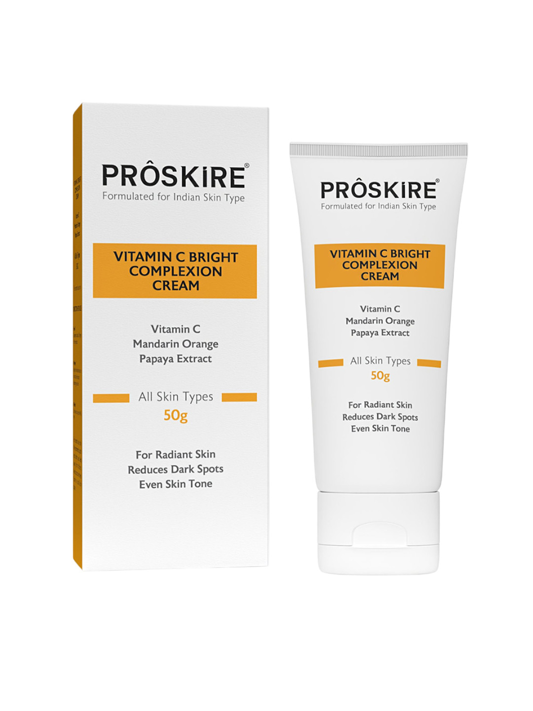 Proskire Vitamin C Bright Complexion Cream With Papaya Extract - 50 g