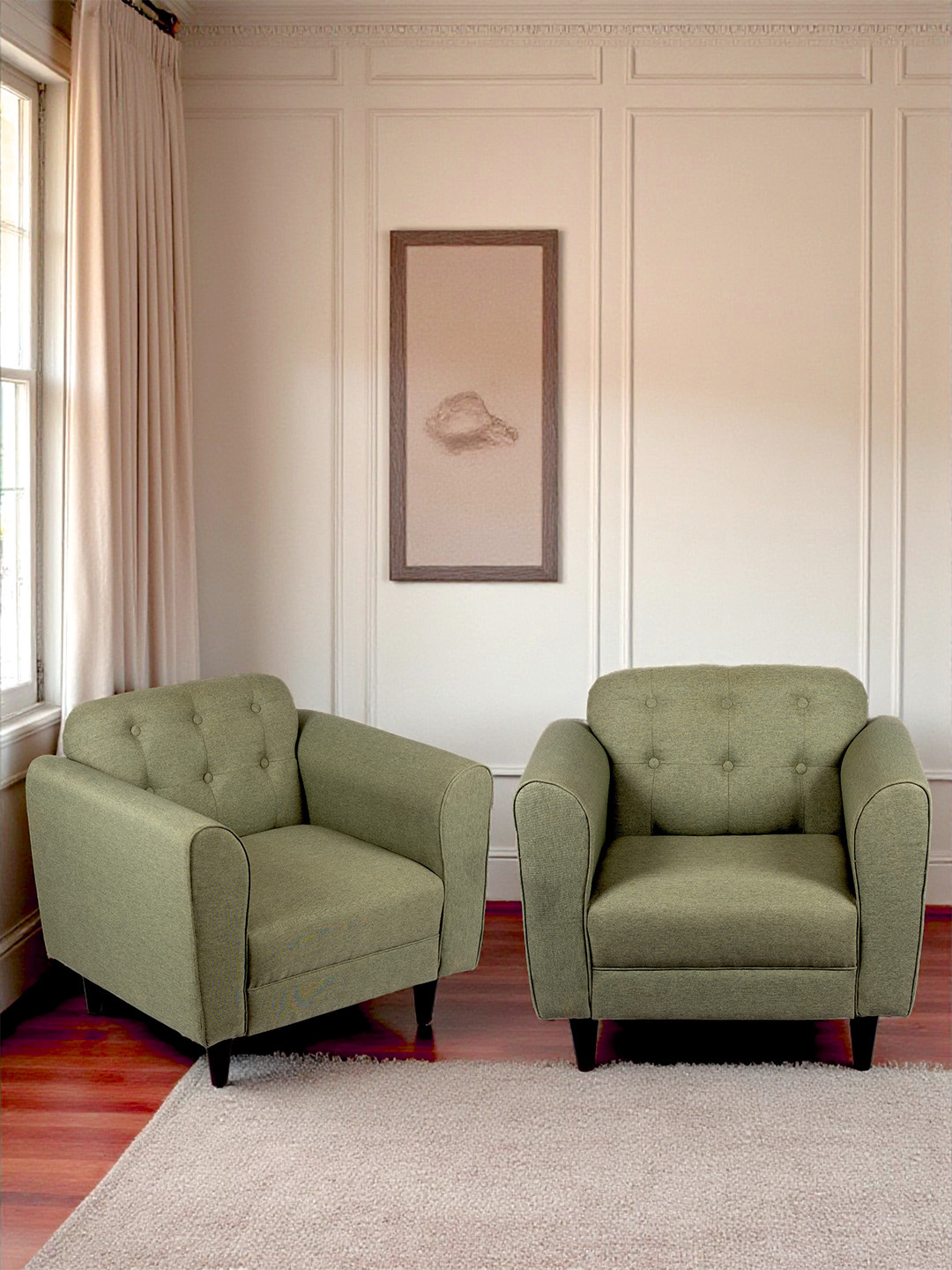 Ikiriya Memory Foam 2 Seater Sofa Chairs