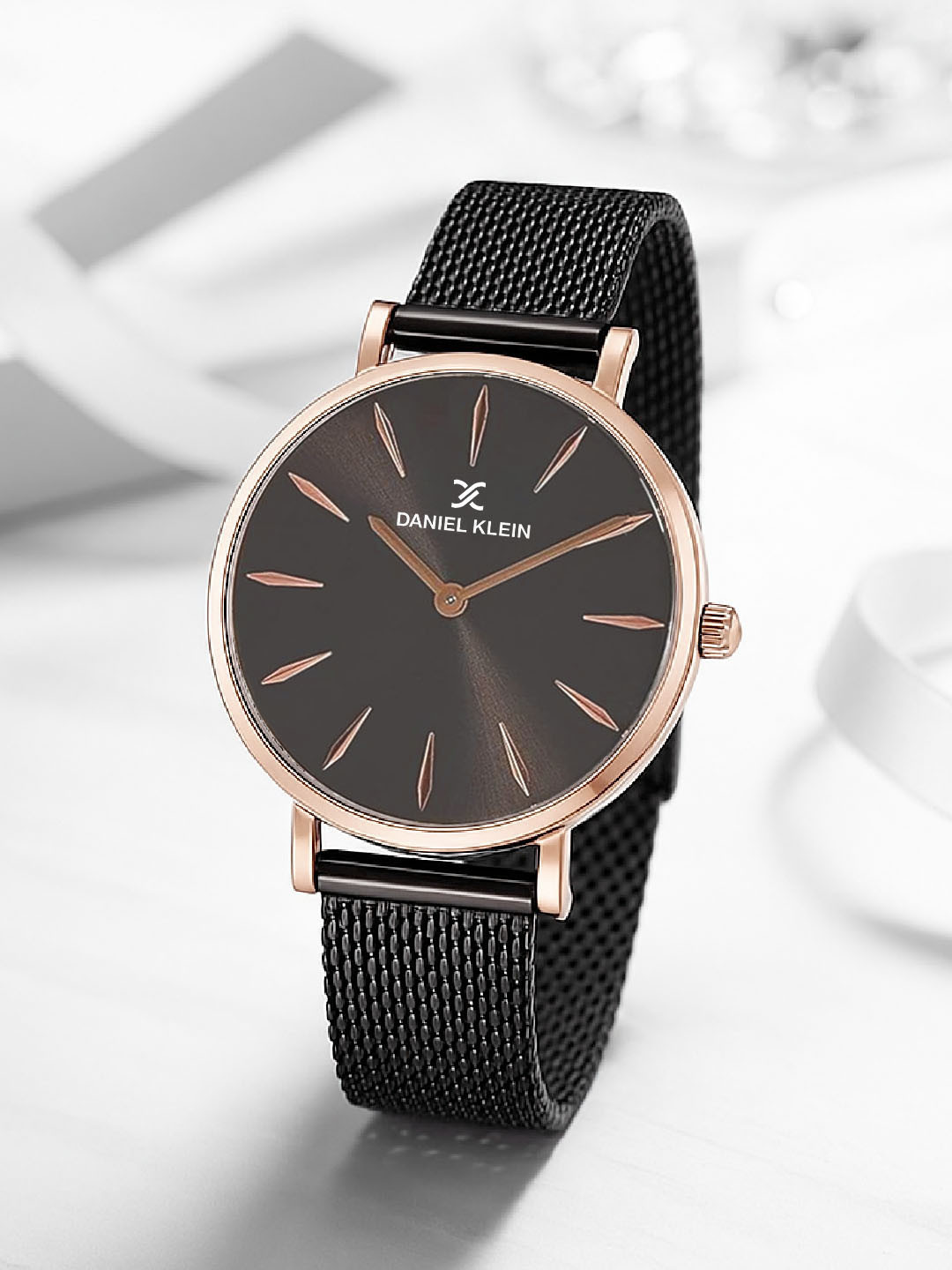 Daniel Klein Fiord Women Black Analogue Watch DK11695-4