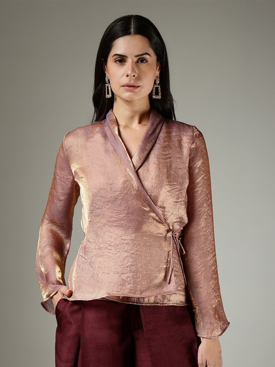 FABLE STREET V-Neck Wrap Top