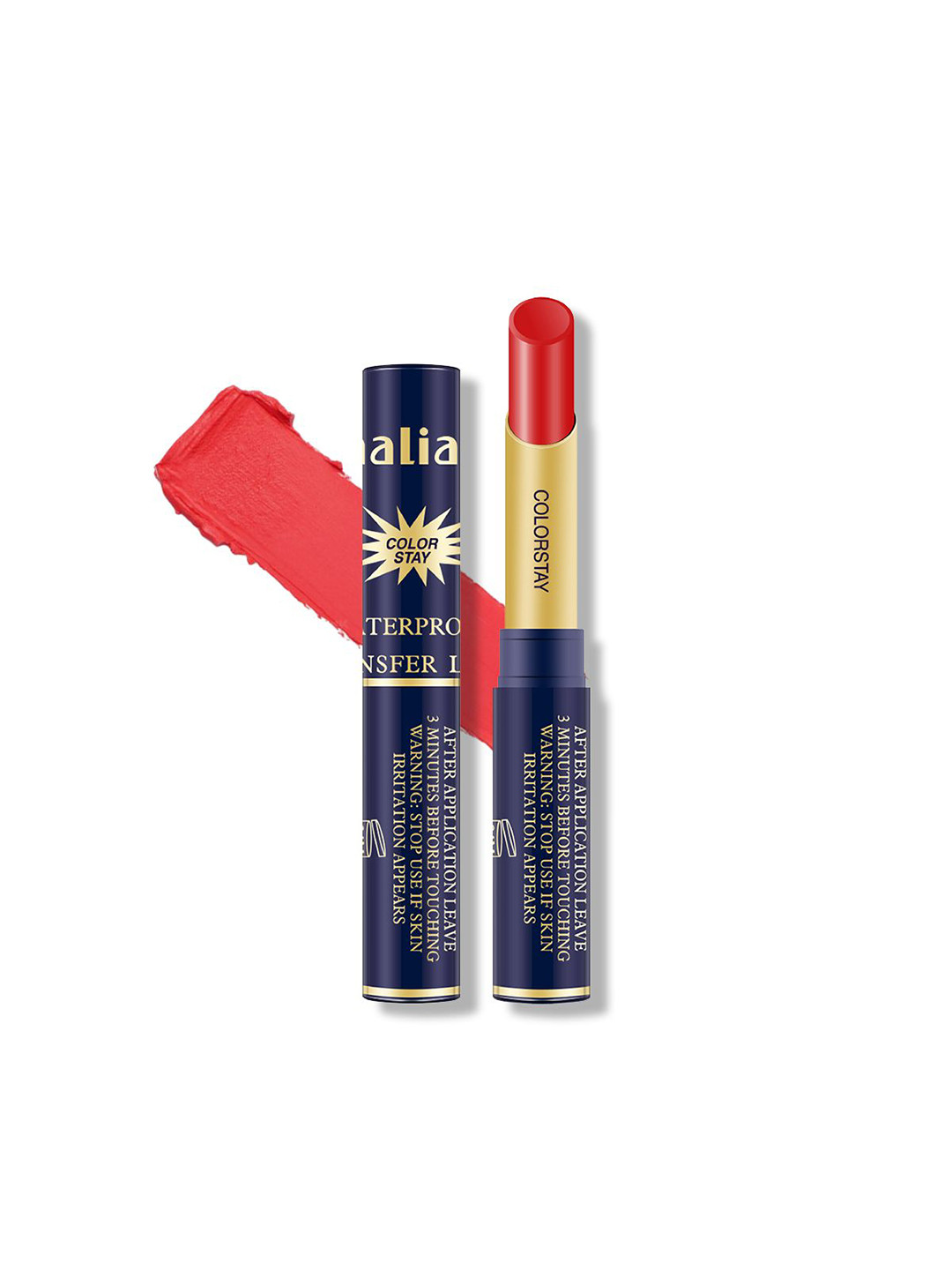 Maliao Color Stay No Transfer Bullet Lipstick - 4 g - Blood Red 628