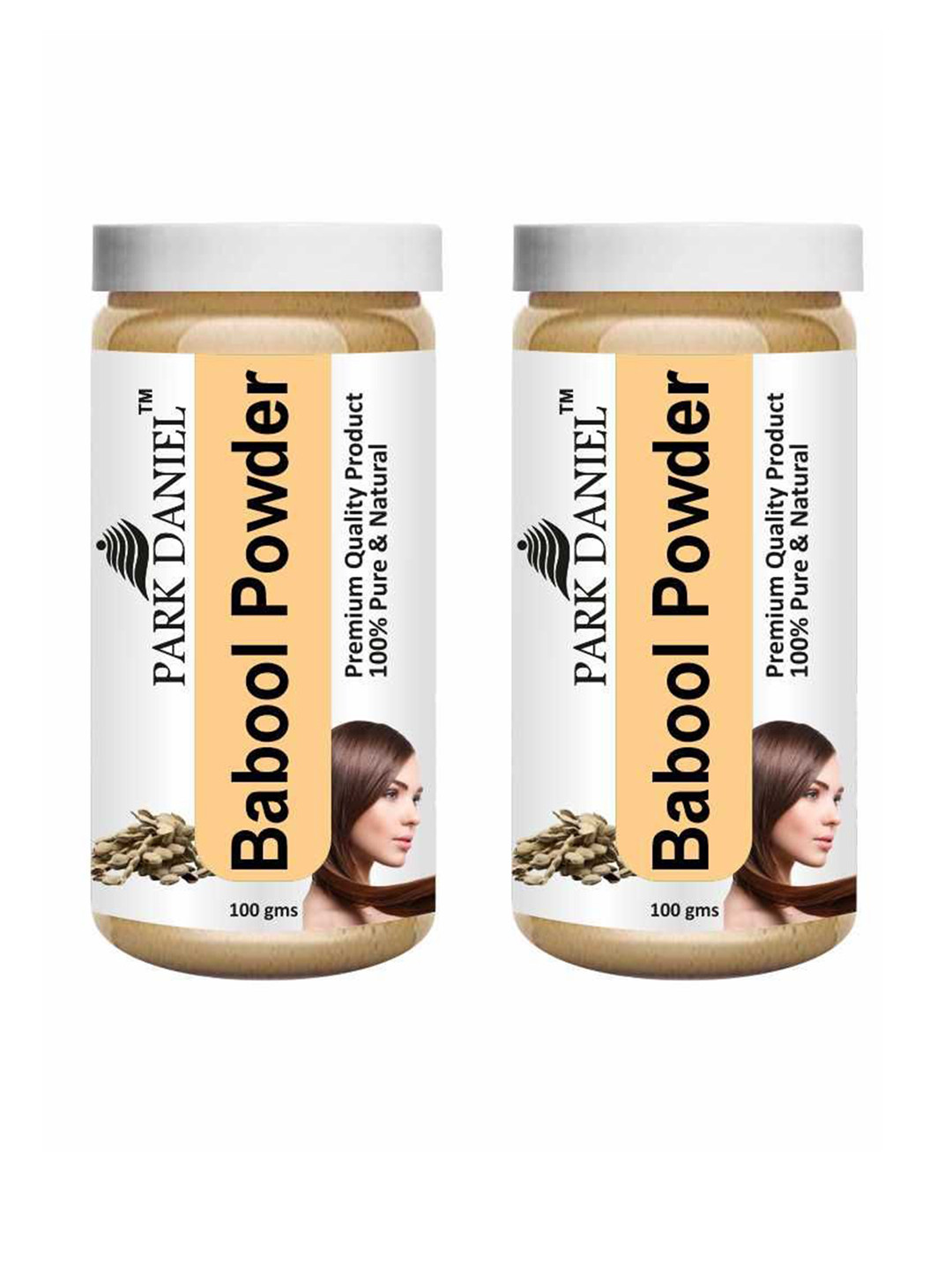Park Daniel Set Of 2 Babool Powder For Hair Growth - 100 g Each