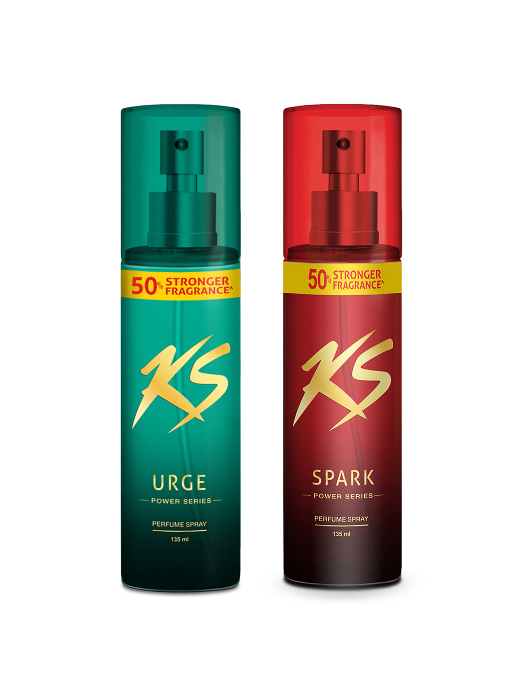 KamaSutra Men Set of 2 Power Series Perfume Spray - 135ml each - Spark & Urge