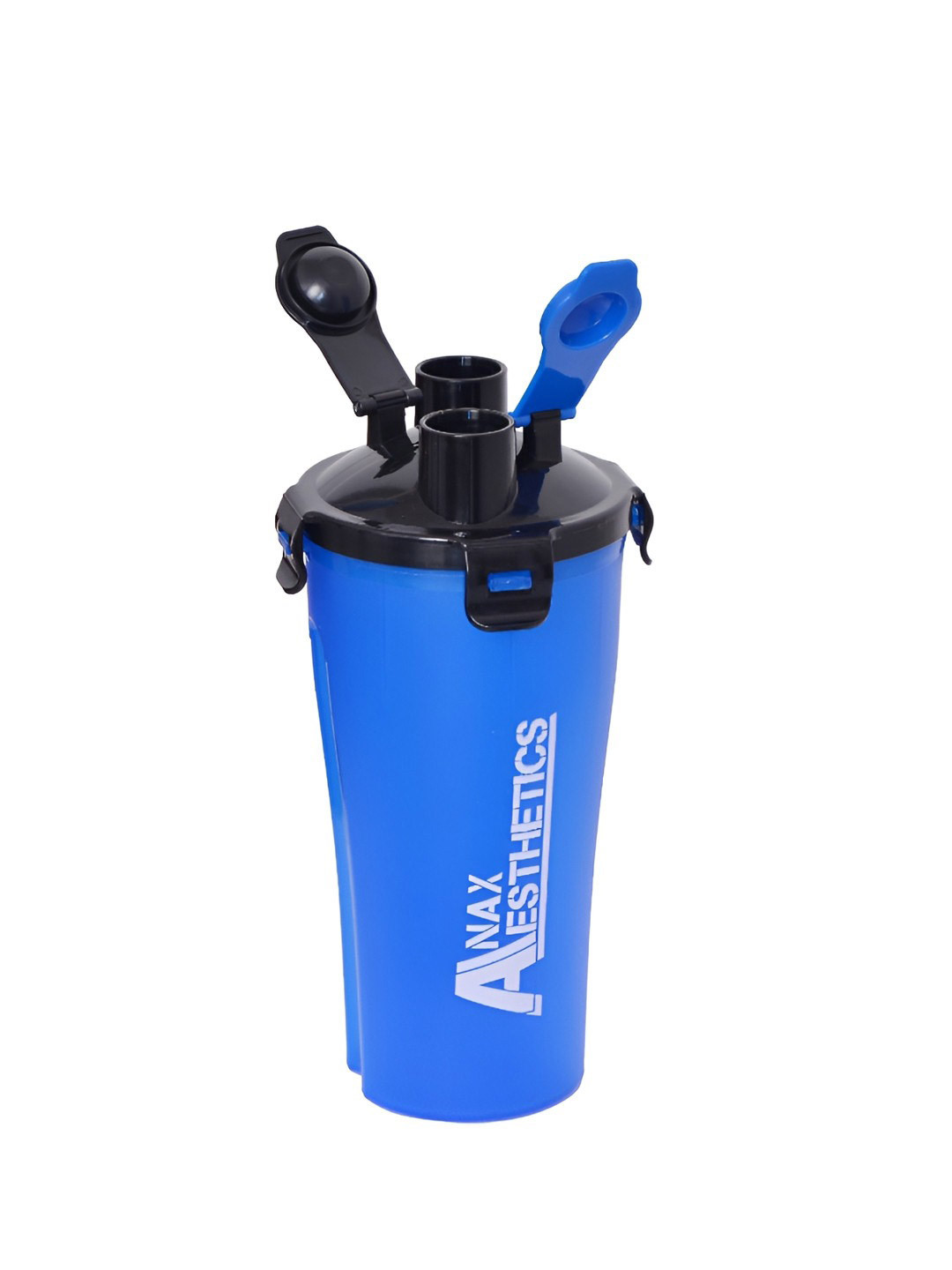 Anax Aesthetics Blue & White Printed Shaker Sipper Water Bottle 700ml