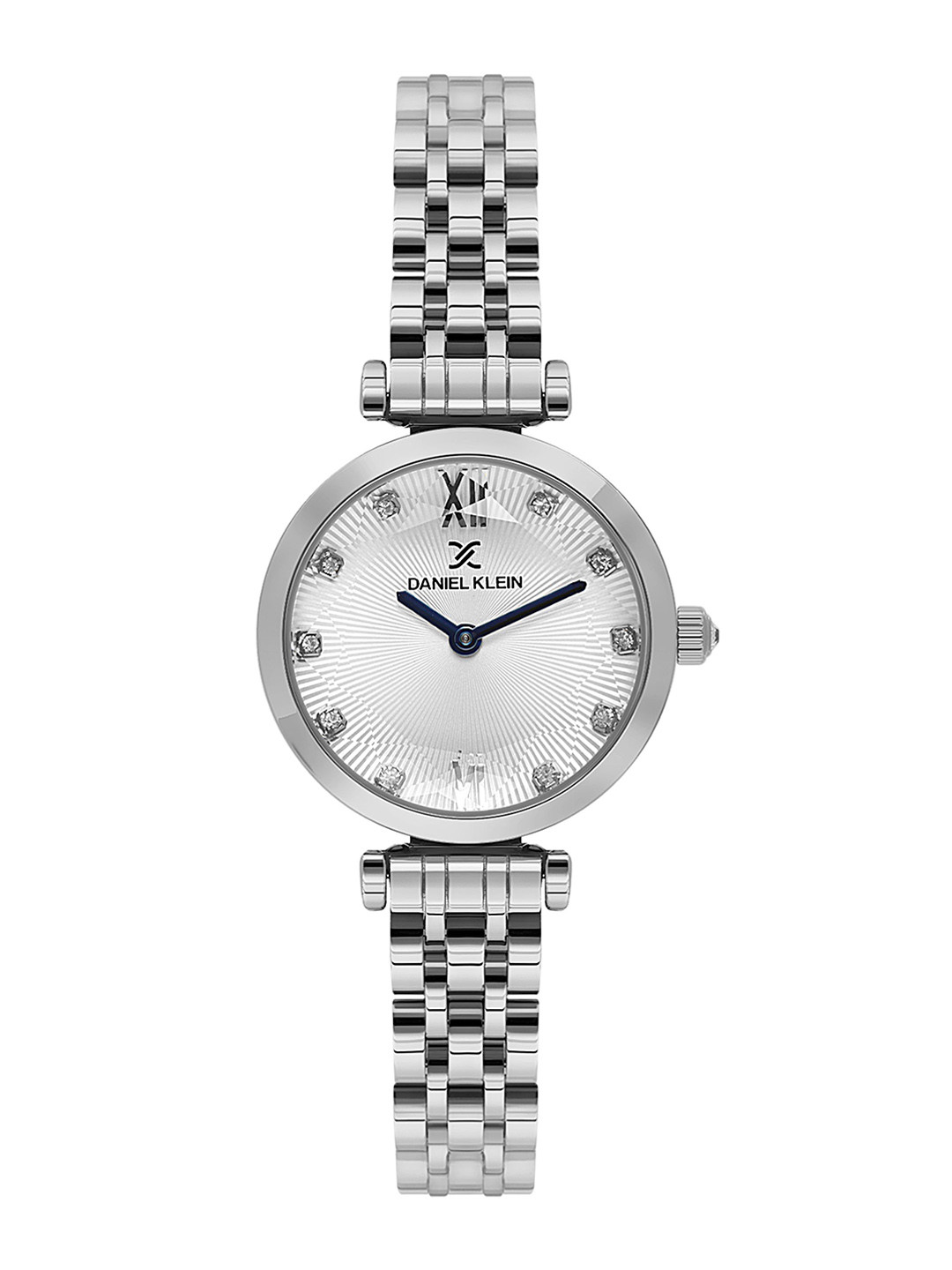Daniel Klein Women Embellished Dial & Stainless Steel Straps Analogue Watch DK.1.14094-1