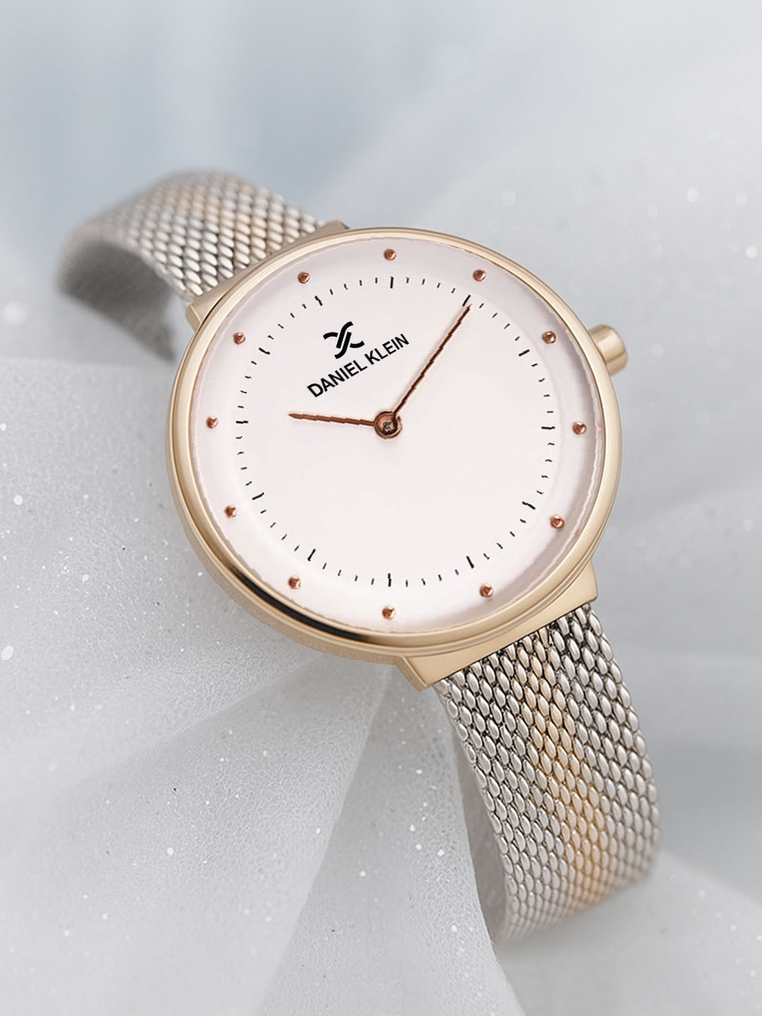 Daniel Klein Fiord Women Silver-Toned Analogue Watch DK11984-3