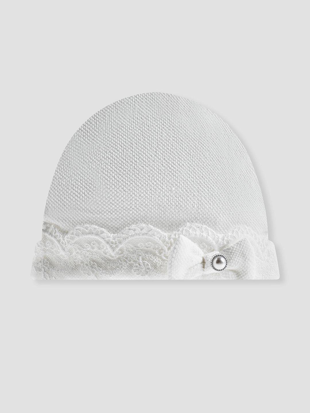 Giggles by Babyshop Girls Self Design Cotton Beanie