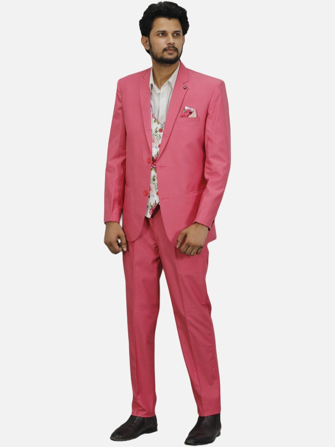 GARGIAN Master Cut Men 3 Piece Waistcoat & Blazer With Trousers